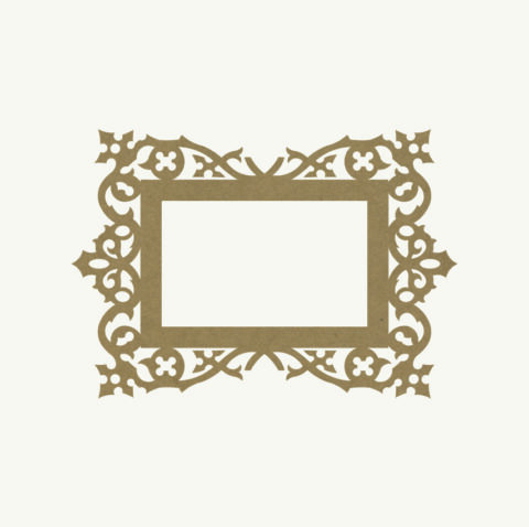 MDF Frame with Base Design 17 | The Point Blank