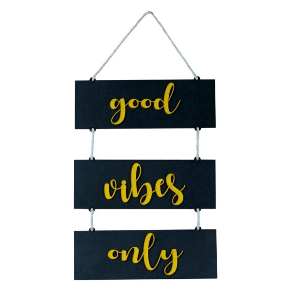 Good Vibes Only MDF Plaque Design - Image 2
