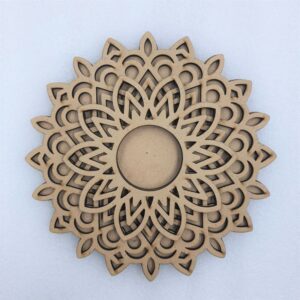 MDF Tea Light Holder - 44 (Cut Work)