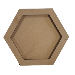 Hexagonal Shape for 3d Texture Art (With LED and Adopter)
